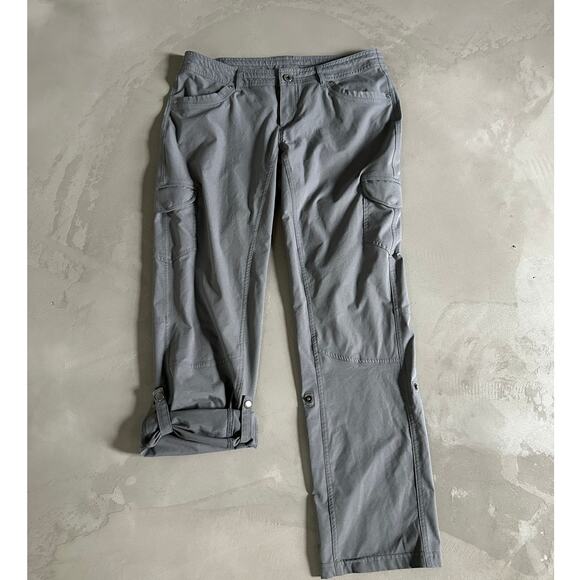 KUHL Freeflex Roll Up Gray Hiking Pants size 12 (Short) - Picture 5 of 16
